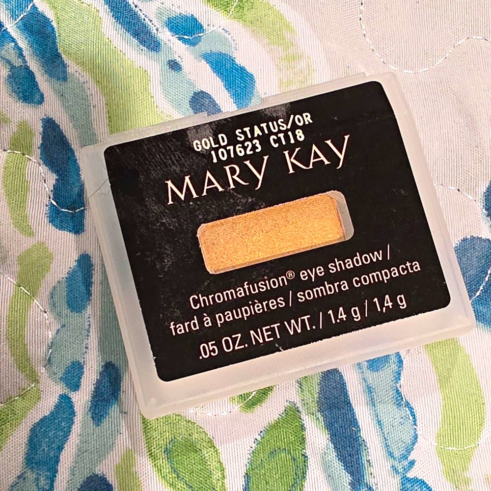 Mary Kay Chromafusion Single Eye Shadow Gold Status Shimmer 0.05 oz 107623